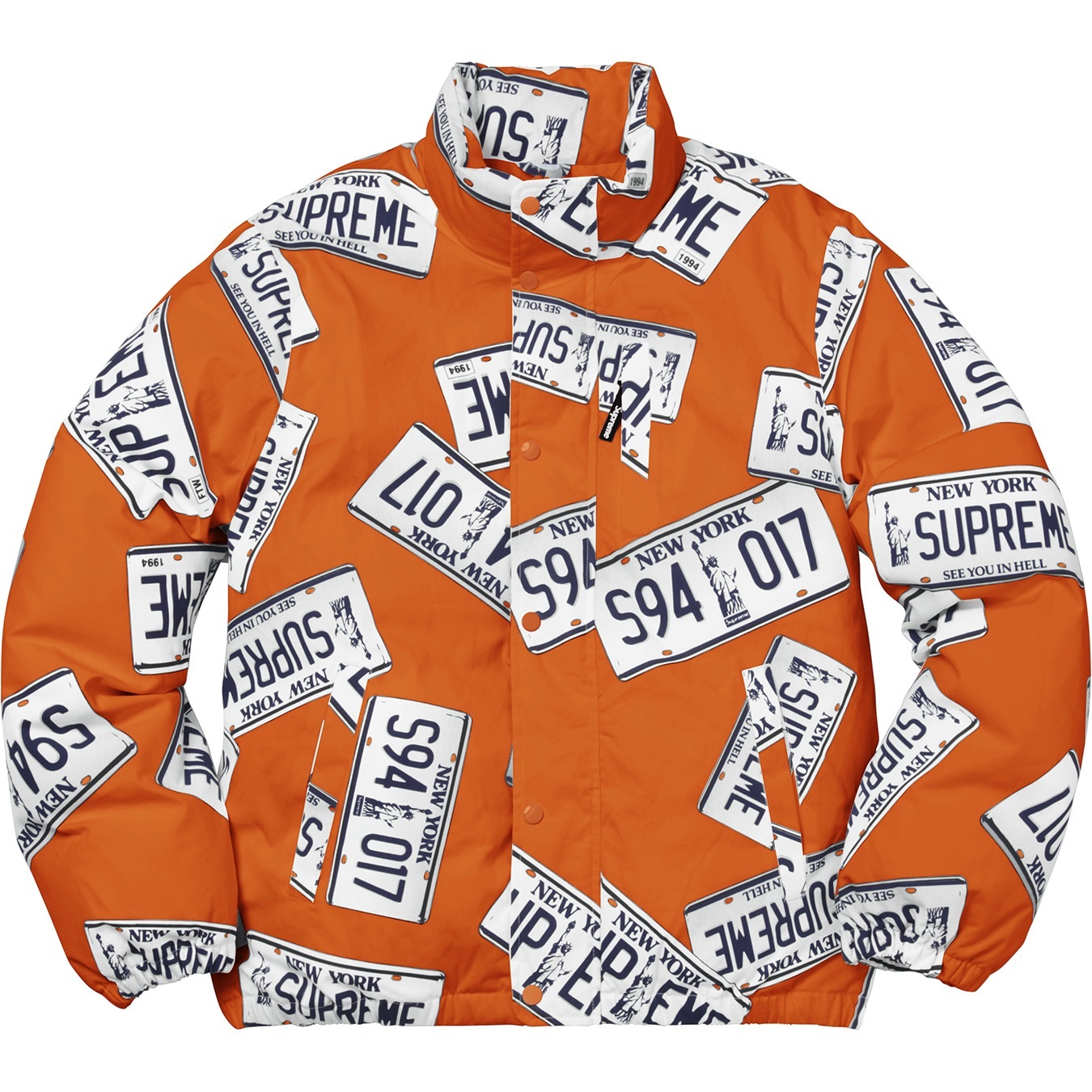License Plate Puffy Jacket view 4